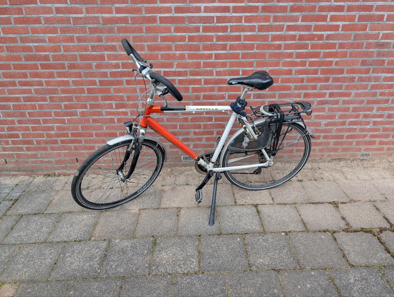 Gazelle Cayo herenfiets 59 cm 24 versnellingen, Fietsen en Brommers, Fietsen | Heren | Herenfietsen, Ophalen, Gebruikt, Velgrem