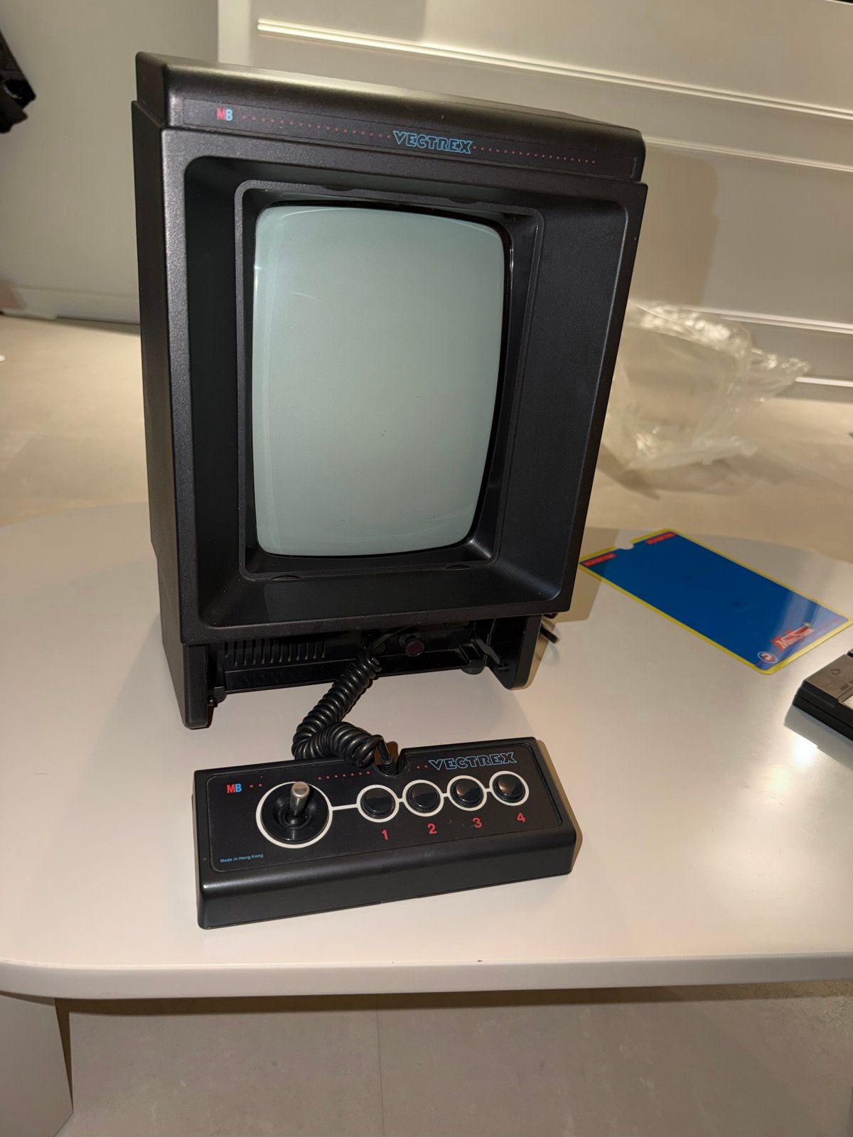 VECTREX Spelcomputer + 3 originele spellen, Spelcomputers en Games, Ophalen of Verzenden, Overige merken, Gebruikt