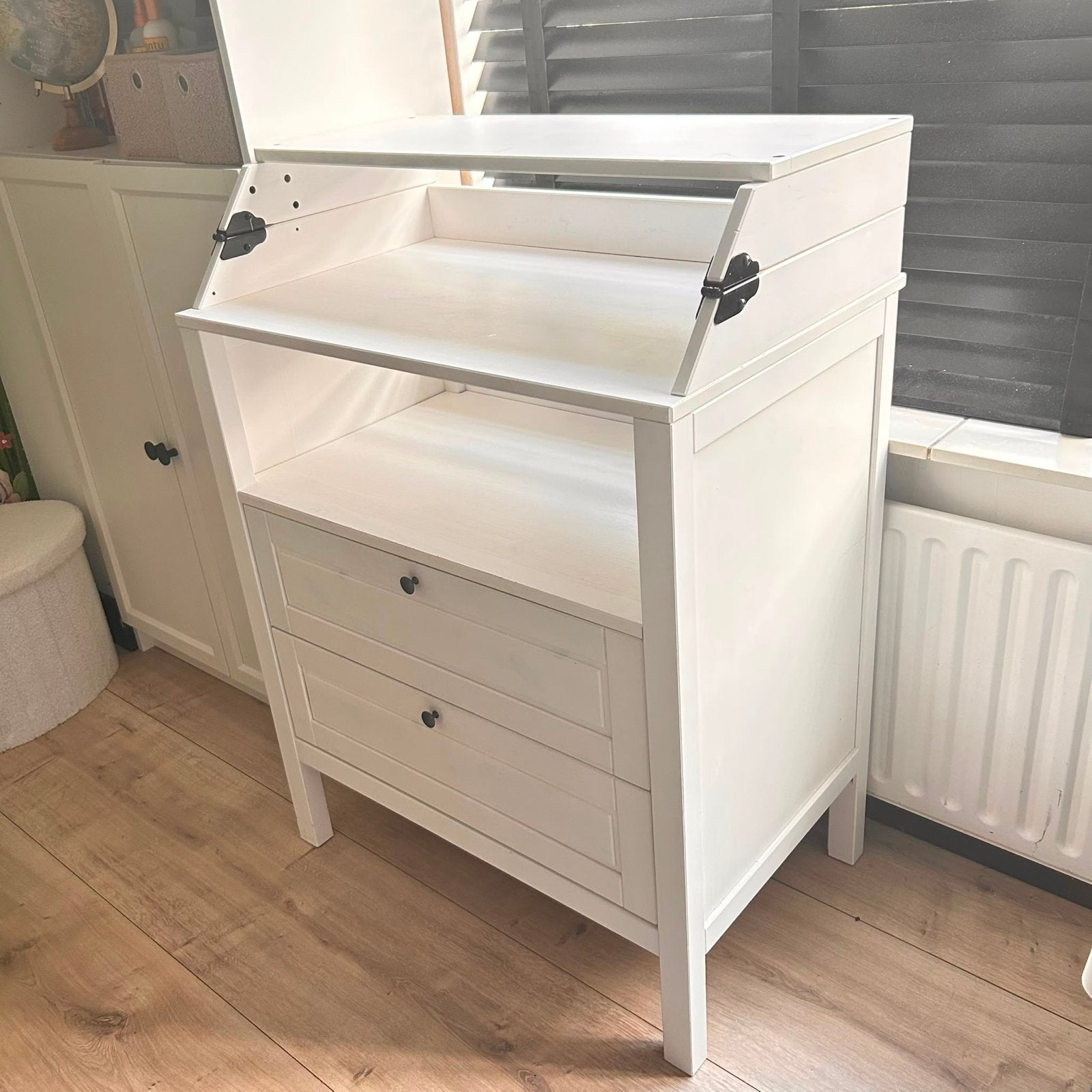 IKEA Sundvik Commode/Ladekast - Wit, Ophalen, 70 cm of meer, Zo goed als nieuw, 75 tot 100 cm
