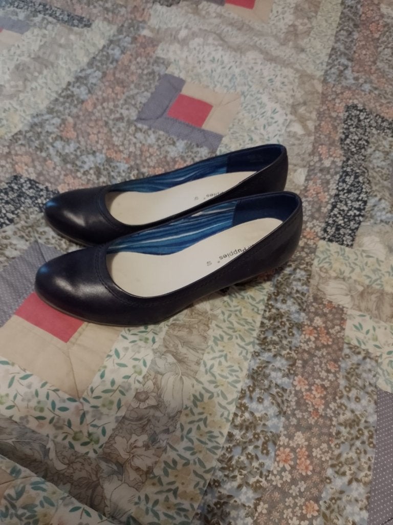 Pumps merk Hush puppies, Ophalen, Pumps, Blauw, Zo goed als nieuw