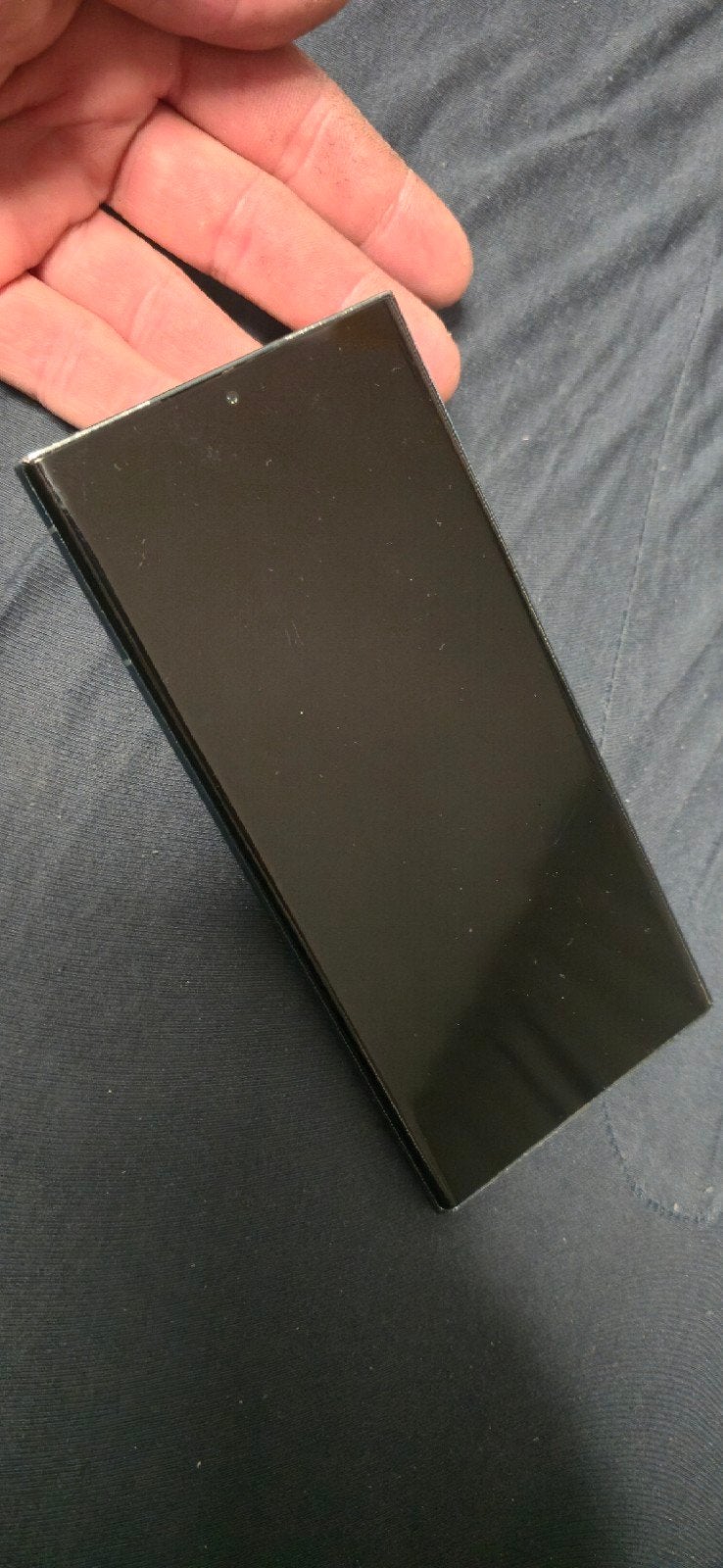 Samsung Galaxy S22 Ultra 128GB Zwart - Zo goed als nieuw, Telecommunicatie, Mobiele telefoons | Samsung, Ophalen, Zwart, Touchscreen