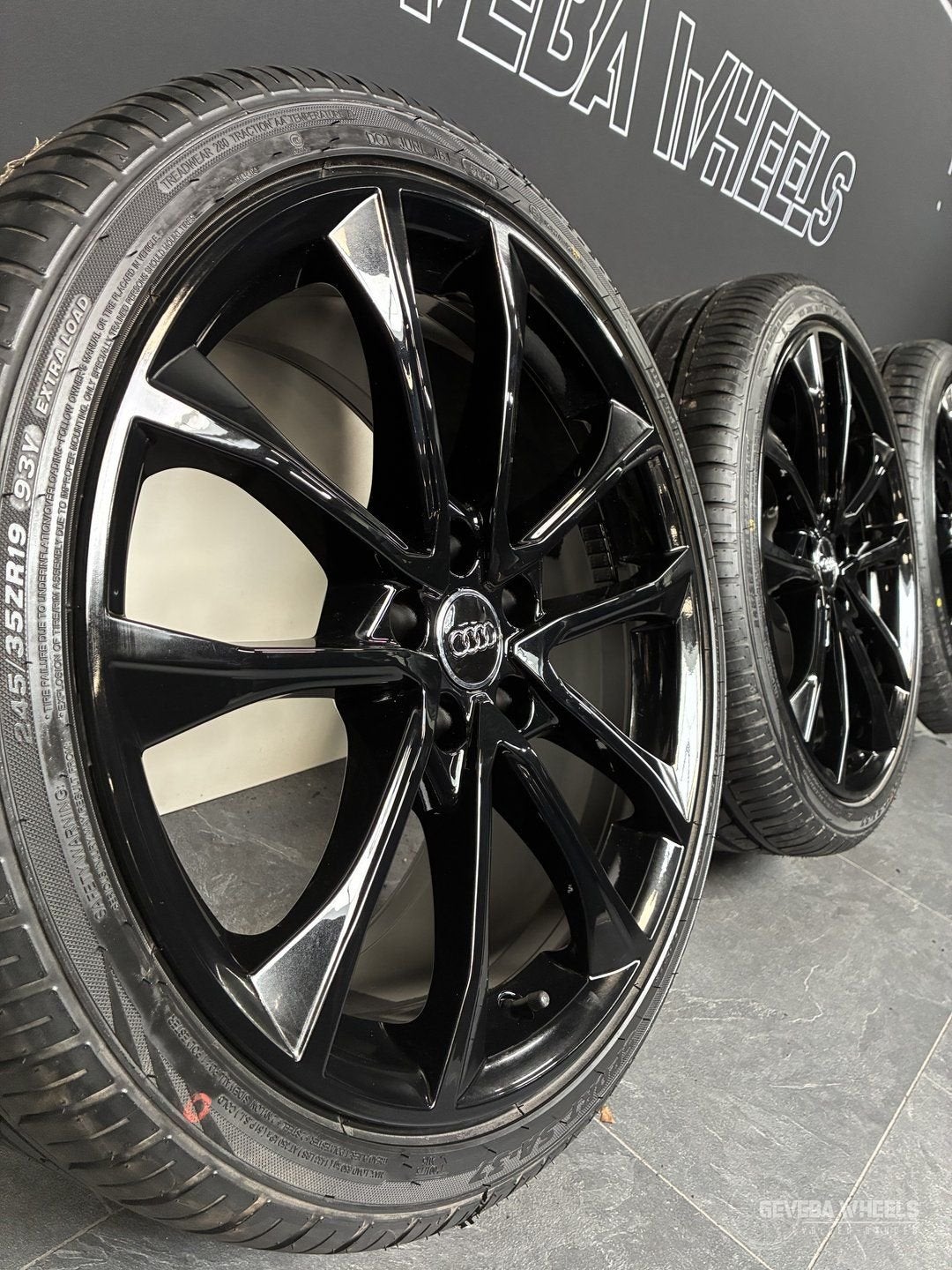 19” originele Audi A4 B8 B9 velgen + banden 5x112 8W0601025B, 19 inch, -, -, Banden en Velgen