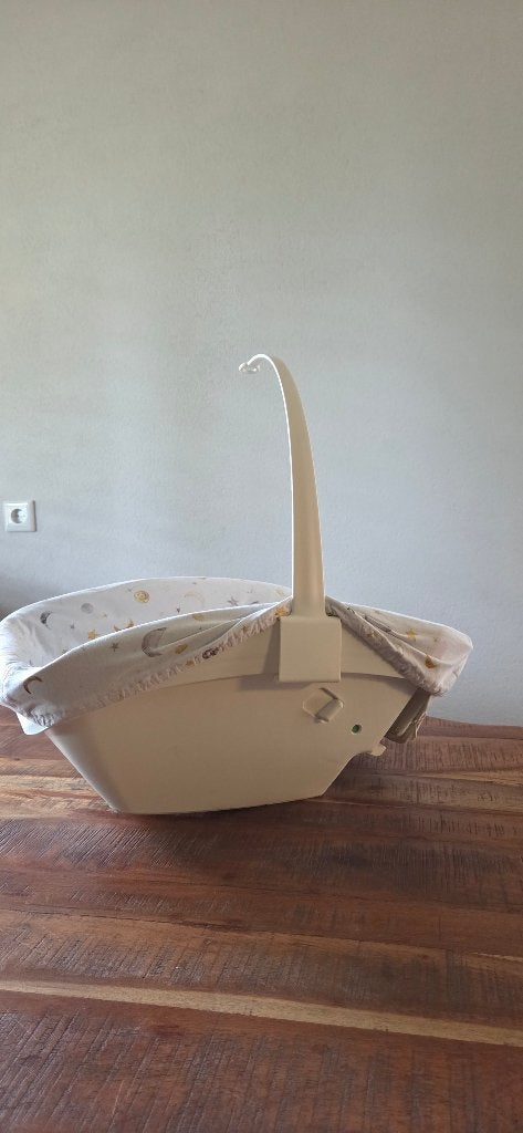 Stokke newbornset, Kinderen en Baby's, Ophalen of Verzenden, Zo goed als nieuw, Meegroeistoel, Gordel(s)