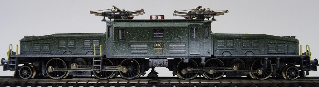 Märklin 3359 Analoog KROKODIL Besneeuwd, Wisselstroom, Locomotief, Nieuw, Ophalen of Verzenden