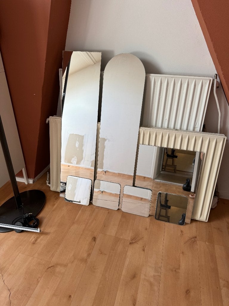 Spiegels verschillende formaten, Huis en Inrichting, Woonaccessoires | Spiegels, Gebruikt, Minder dan 50 cm, Minder dan 100 cm