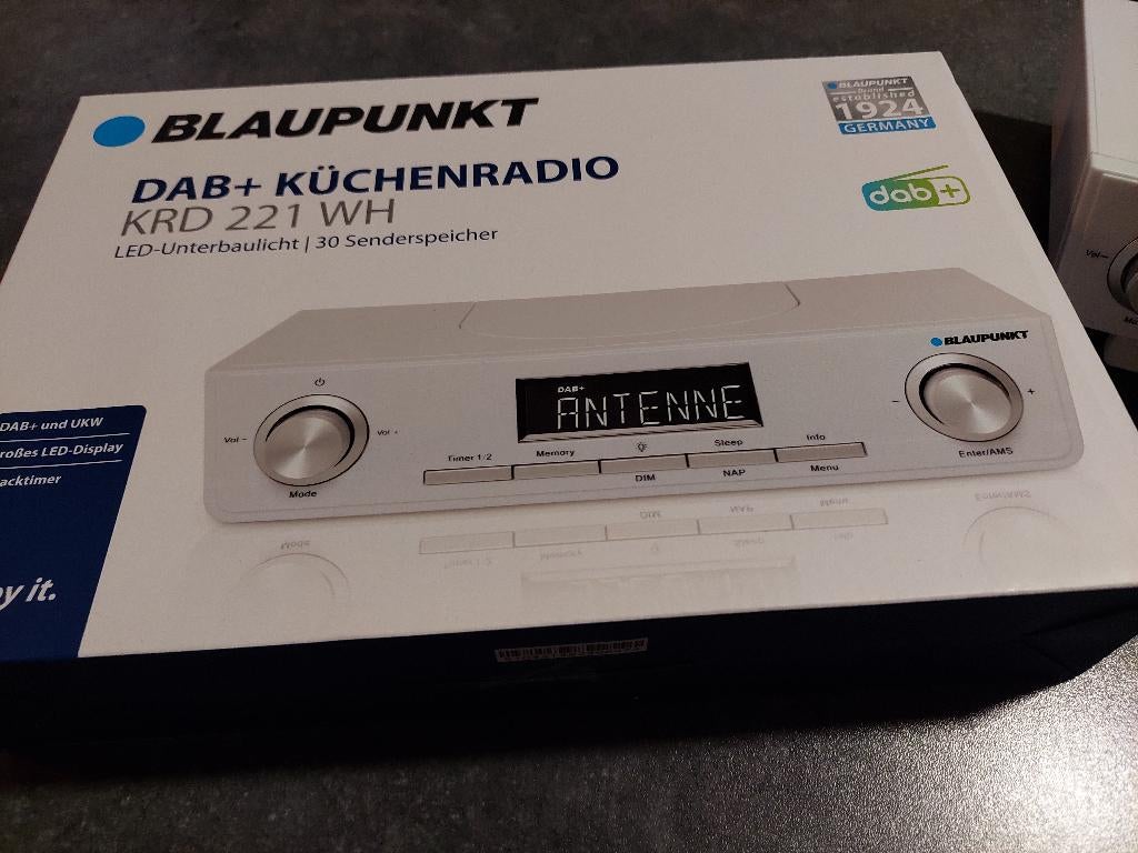 DAB+ Keukenradio Blaupunkt, Ophalen, Nieuw, Radio