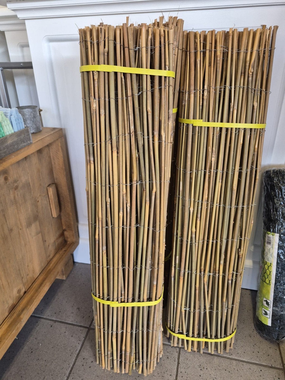 Nieuwe bamboematten 300x90 cm - Tuinafscheiding/decoratie, Tuin en Terras, Schuttingen, Ophalen, Overige materialen, Nieuw, 3 tot 6 meter