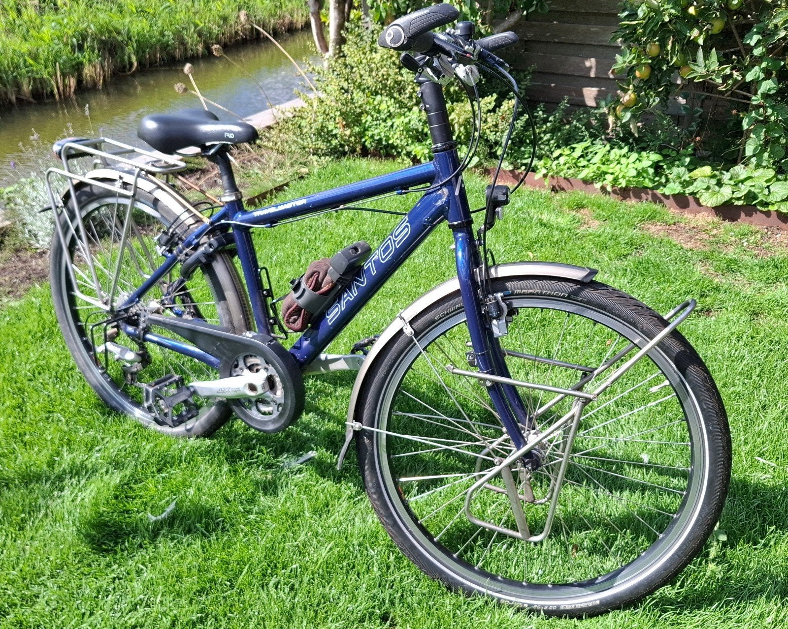 Santos Travelmaster 2.6 - Perfecte vakantiefiets!, Gebruikt, 26 inch, Velgrem, Minder dan 47 cm