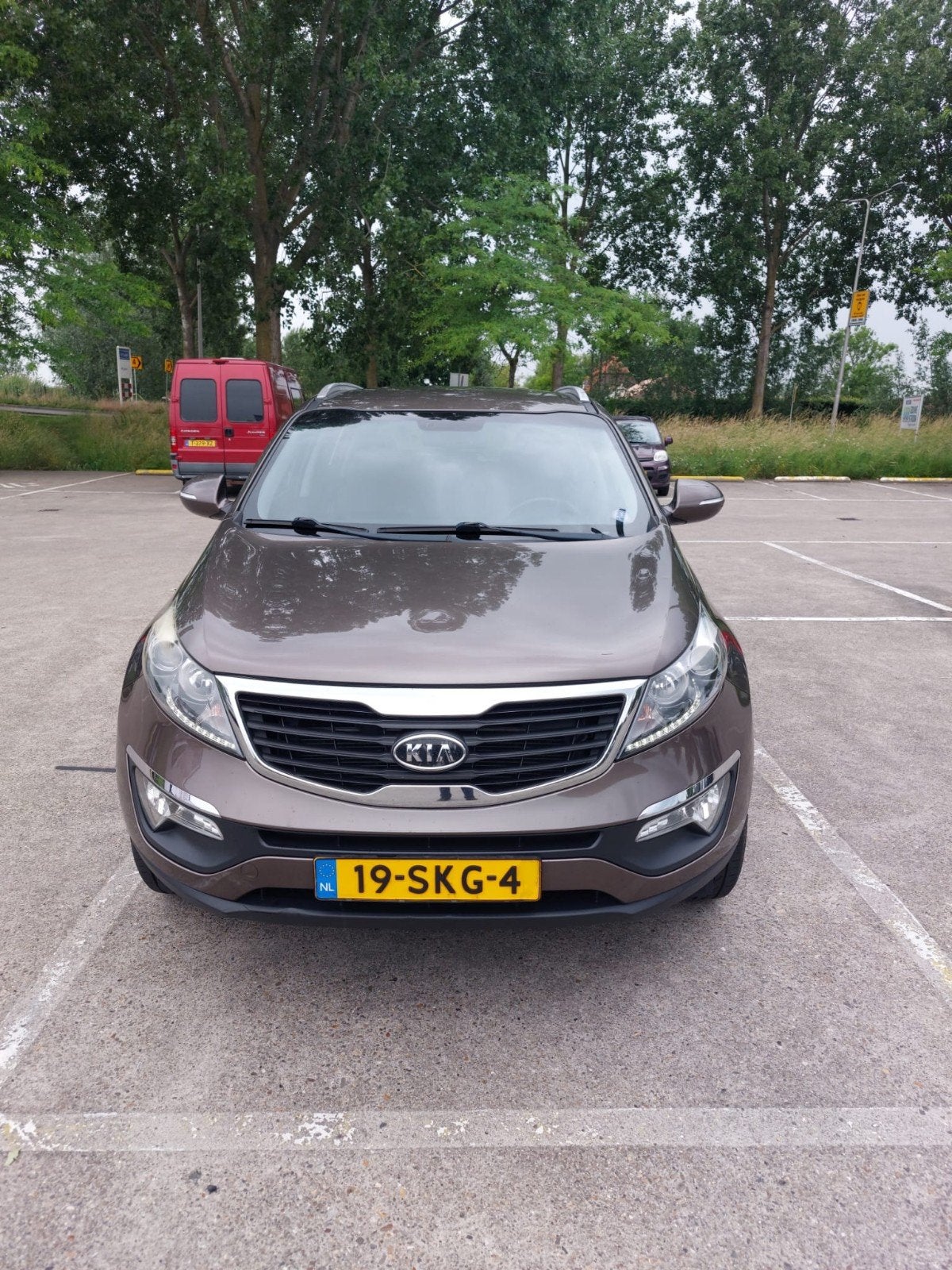 Kia Sportage 1.6 GDI 135pk Ecodynamics 2011 Bruin, Ophalen of Verzenden, Gebruikt, Kia