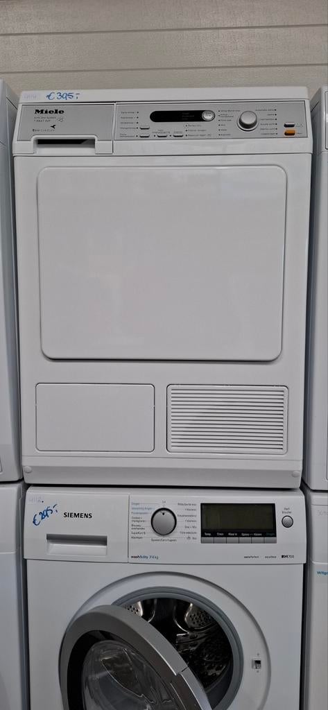 Miele T8847 warmtepompdroger, 3 maand garantie 4114, Ophalen, 6 tot 8 kg, Minder dan 85 cm, Refurbished