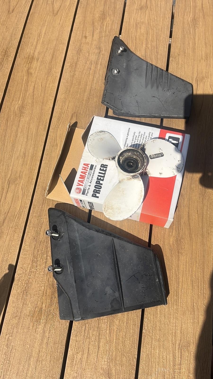 Yamaha buitenboordmotor propeller en staartstukken, Ophalen, Gebruikt, Motor en Techniek
