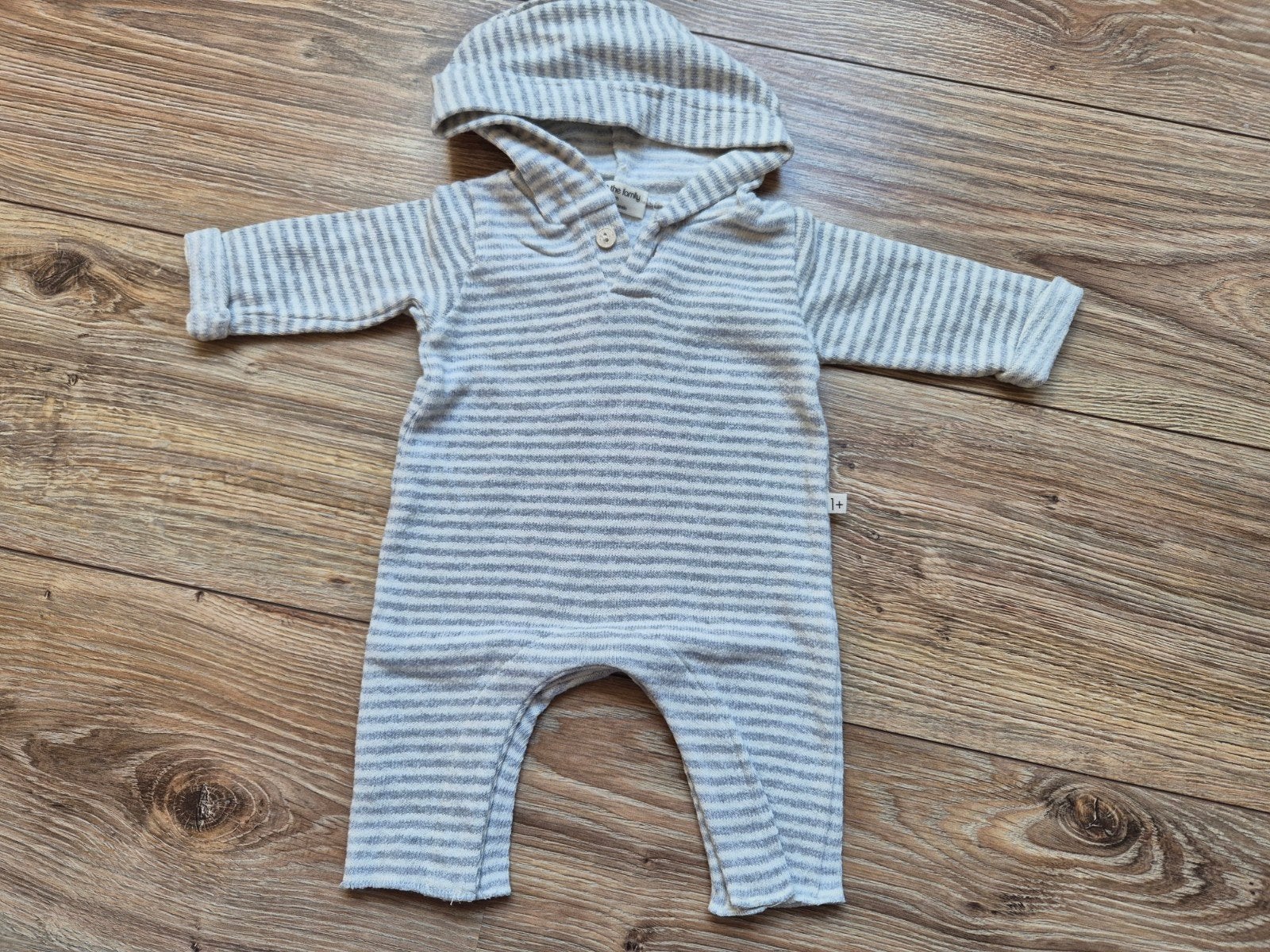 1+ in the family pakje gestreept maat 56, Kinderen en Baby's, 1+ in the family, Ophalen of Verzenden, Zo goed als nieuw, Pakje