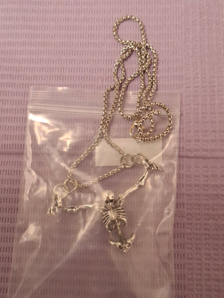 Ketting gothic, Ophalen, Nieuw, Zilver, Overige materialen