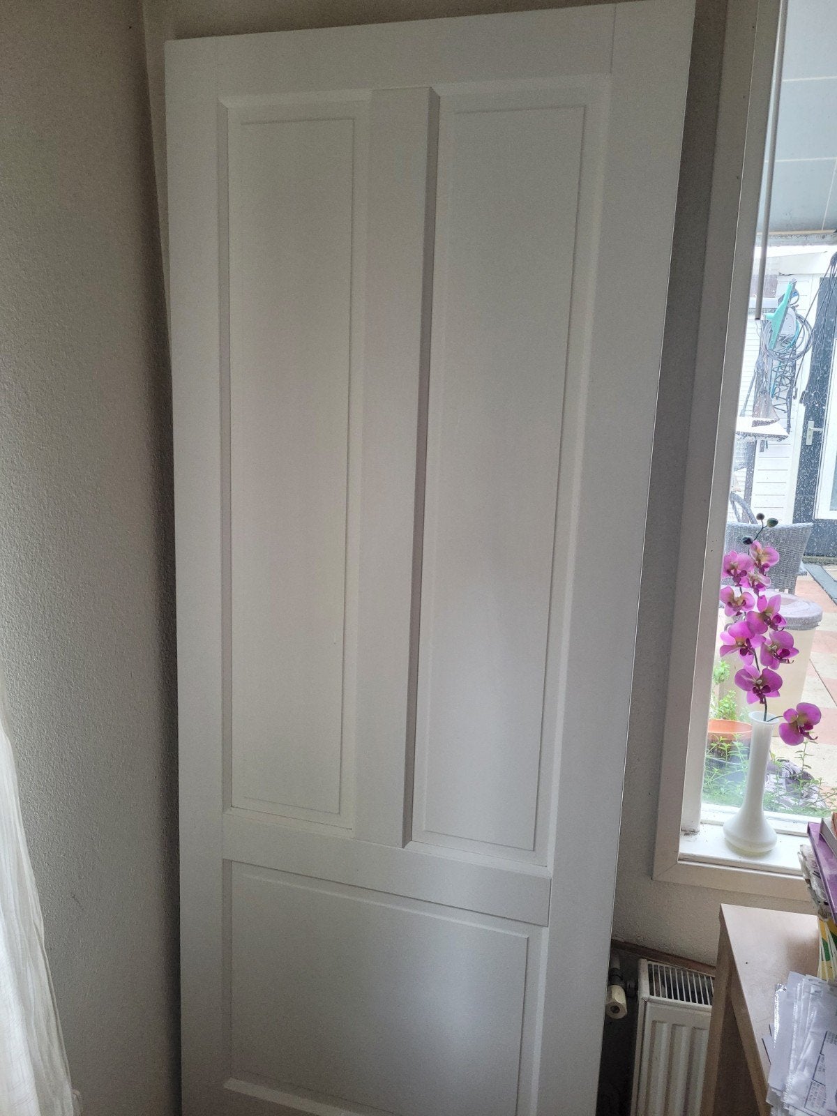 Witte binnendeur hoogte 210cm breedte 82cm en dikte 4cm, Doe-het-zelf en Verbouw, 80 tot 100 cm, Binnendeur, Nieuw, Ophalen of Verzenden