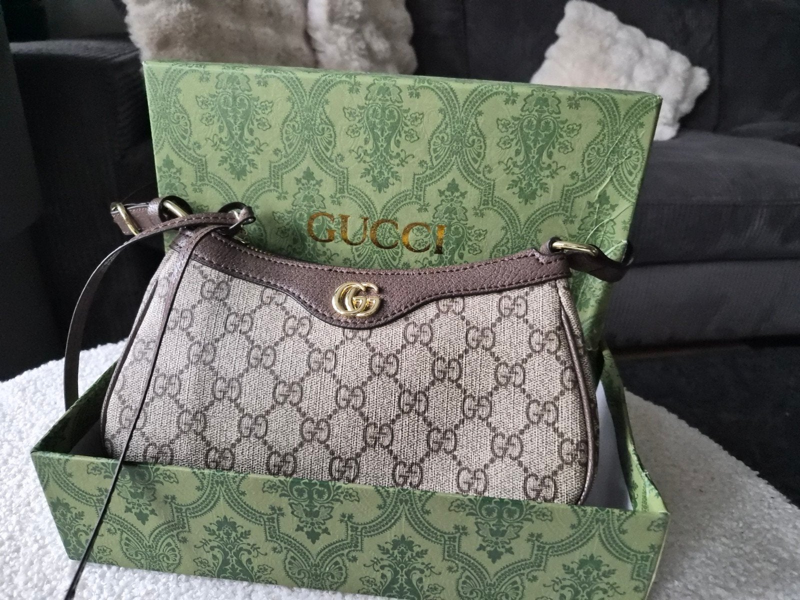 GUCCI Ophedia  Small Schoudertas, Ophalen of Verzenden, Nieuw, Zwart, Schoudertasje