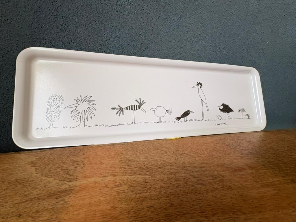 Ikea langwerpig dienblad Önskedröm, Olle Eksell, Ophalen of Verzenden, Gebruikt, Rechthoekig, Kunststof