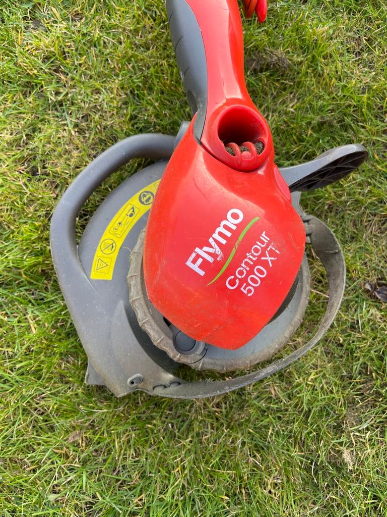 Flymo Contour 500 XT grastrimmer, Ophalen of Verzenden, Gebruikt, Elektrisch