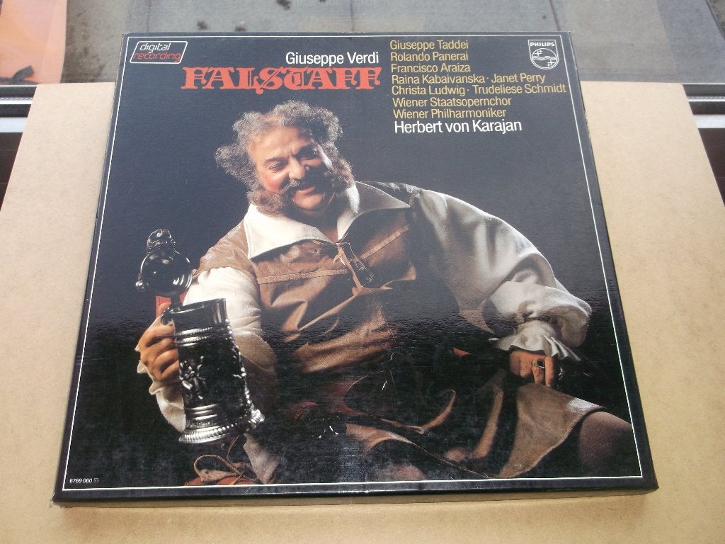 Verdi~Fallstaf~von Karajan~Wiener Philharmoniker, Verdi, Opera of Operette, Ophalen of Verzenden, Zo goed als nieuw