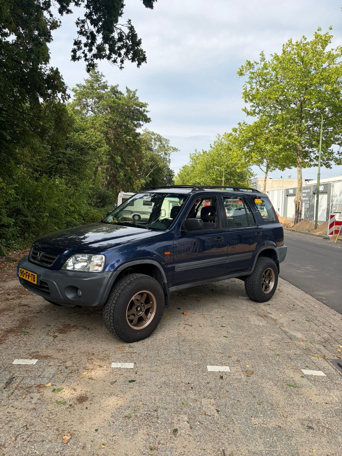 Honda CR-V 2.0 I AUT 2000 Blauw, Auto's, Honda, Particulier, CR-V, 4x4, Achteruitrijcamera, Airbags, Airconditioning, Android Auto