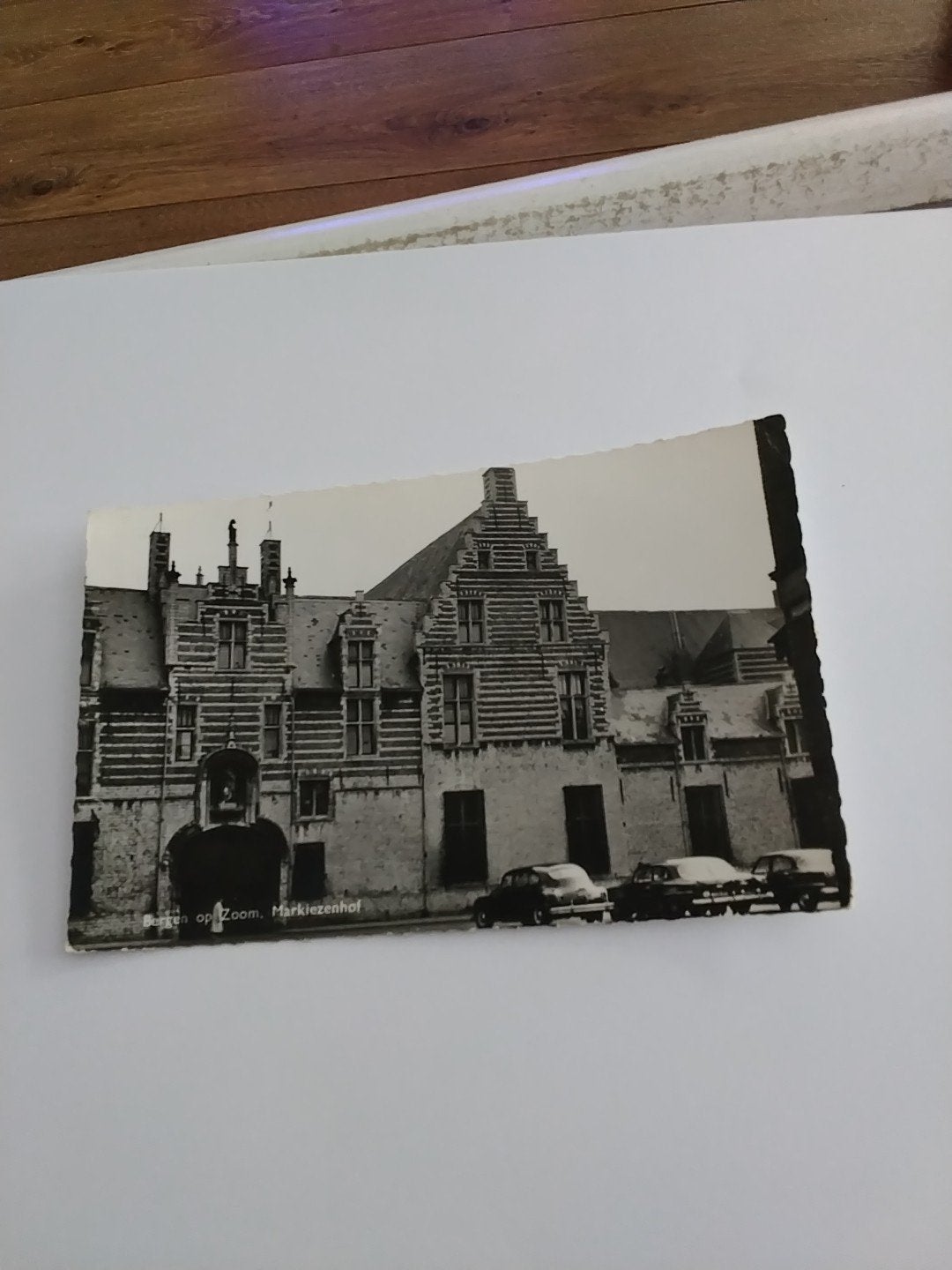 Oude ansichtkaart Bergen op Zoom, Markiezenhof, Ophalen of Verzenden, 1940 tot 1960, Gelopen, Noord-Brabant