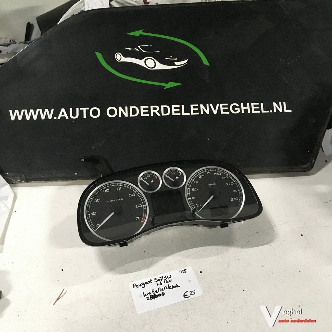Peugeot 307 sw 2005 1.6 16v Km Tellerklok