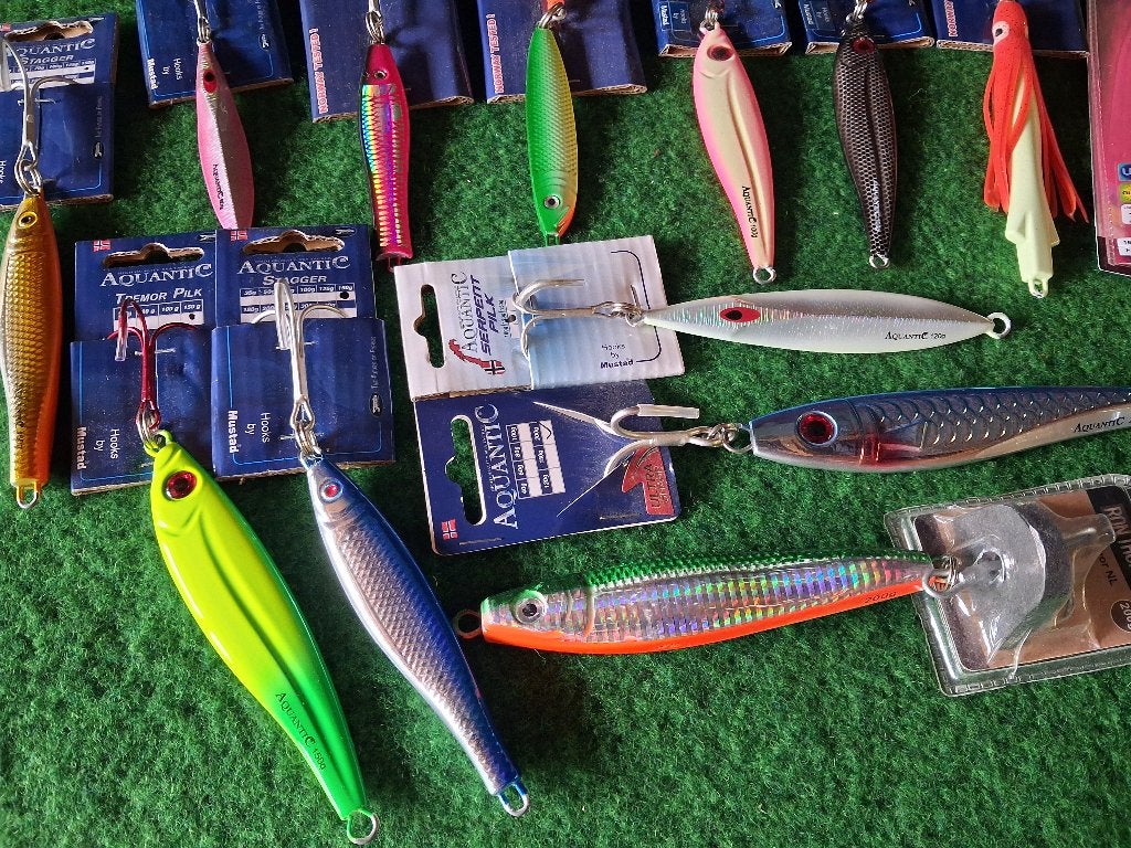 Pilker Set....60 t/m 200 grams Pilkers (15 stuks), Ophalen of Verzenden, Bodenroderweg, Aquantic, Complete set