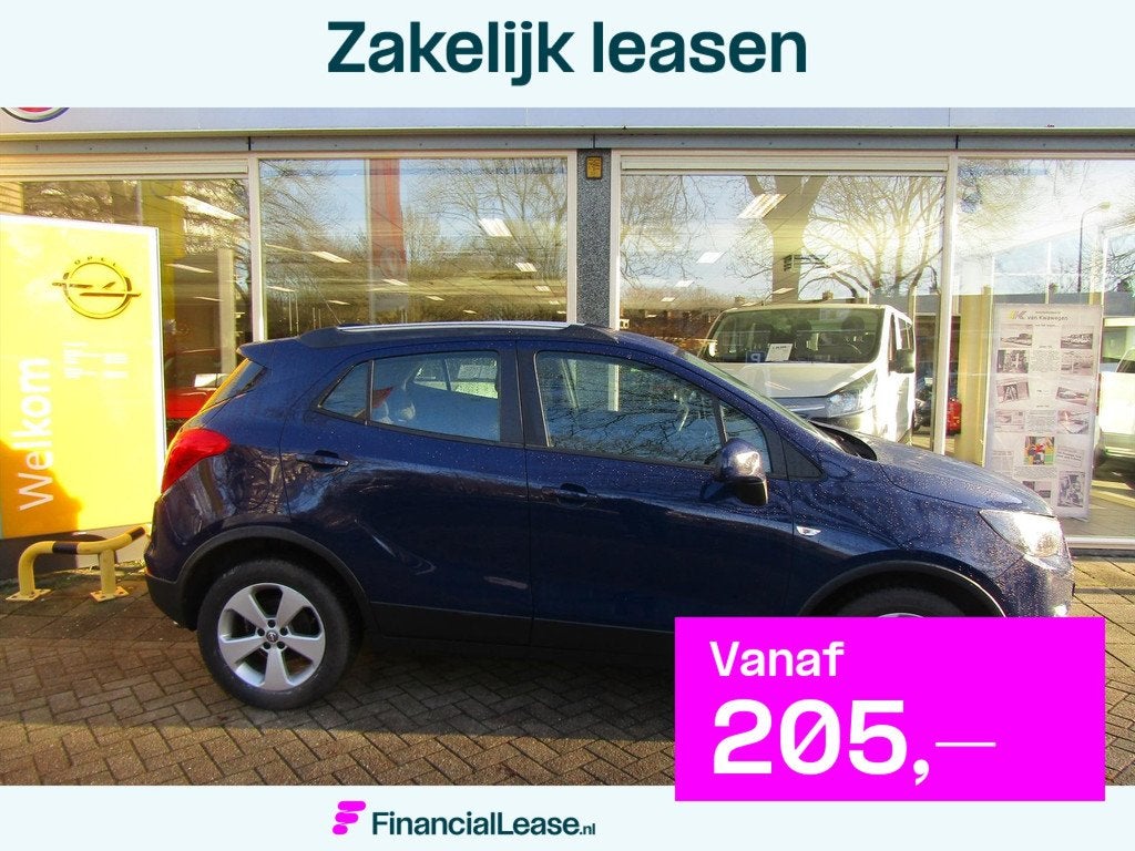 Opel Mokka X 1.4 TURBO AIRCO BLUETOOTH L.M. VELG., Voorwielaandrijving, Stof, Gebruikt, Euro 6