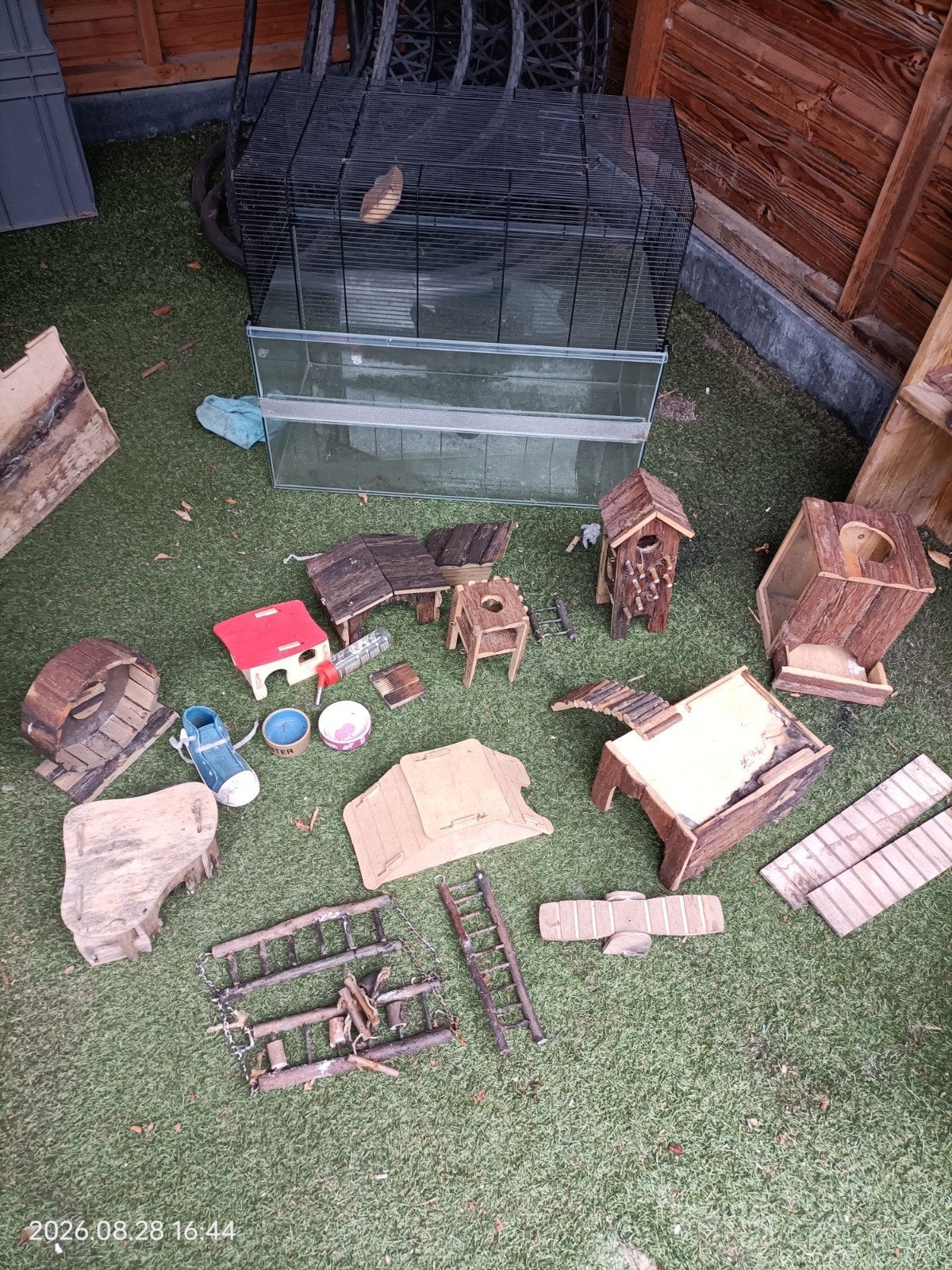 Hamster, cavia, muizen,ratten kooi., Ophalen, Gebruikt