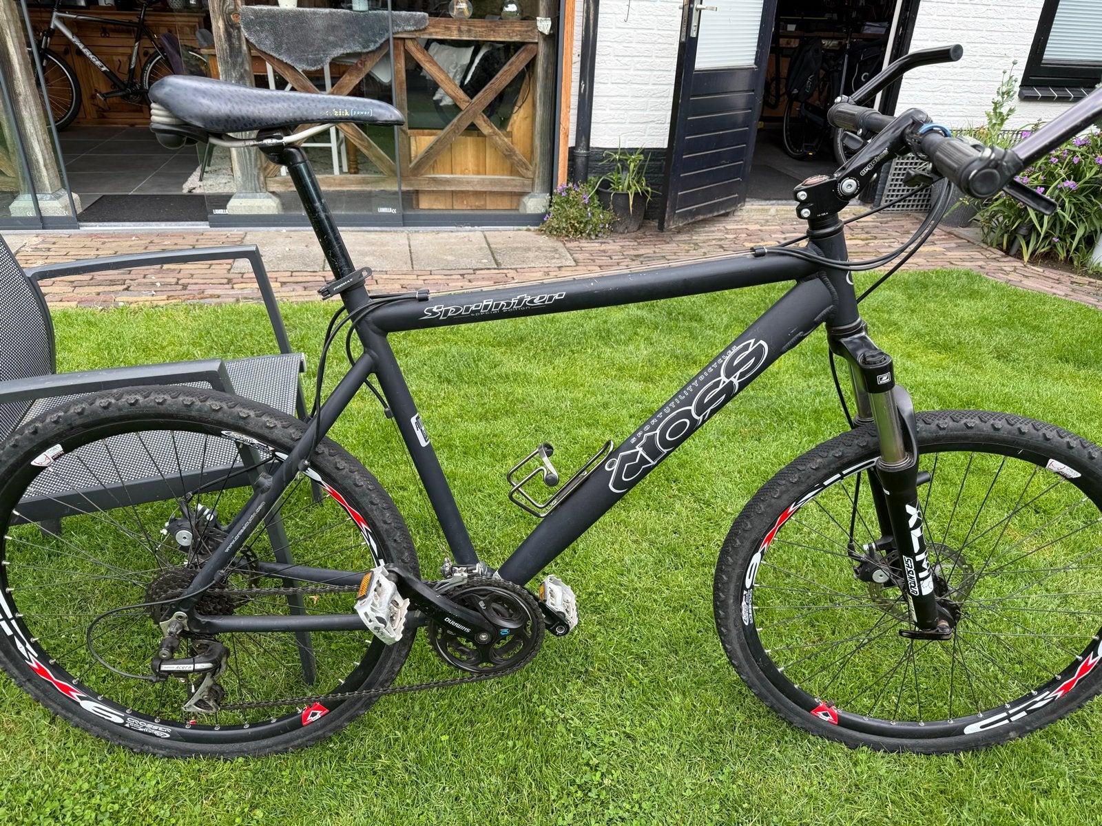 Set van 2 mountainbikes: Target en Cross, 24 versnellingen, Gebruikt, Hardtail, Heren, Schijfrem