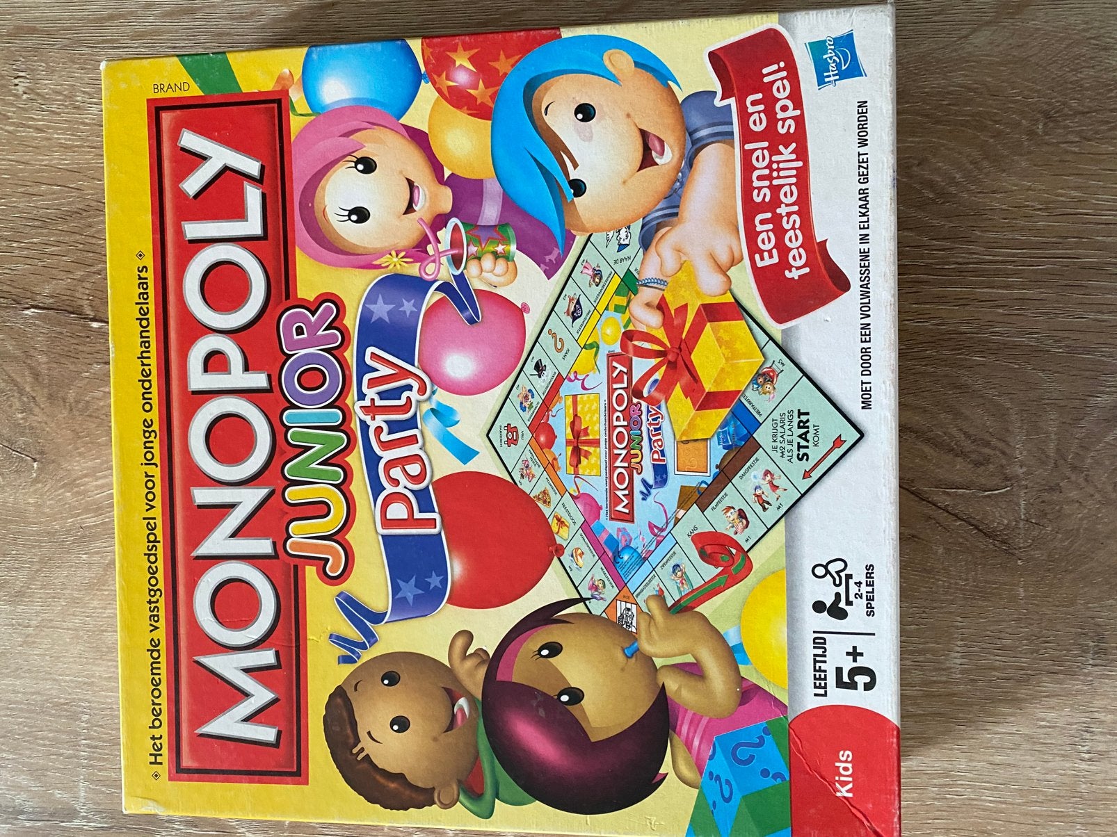 Monopoly junior party, Drie of vier spelers, Ophalen, Gebruikt