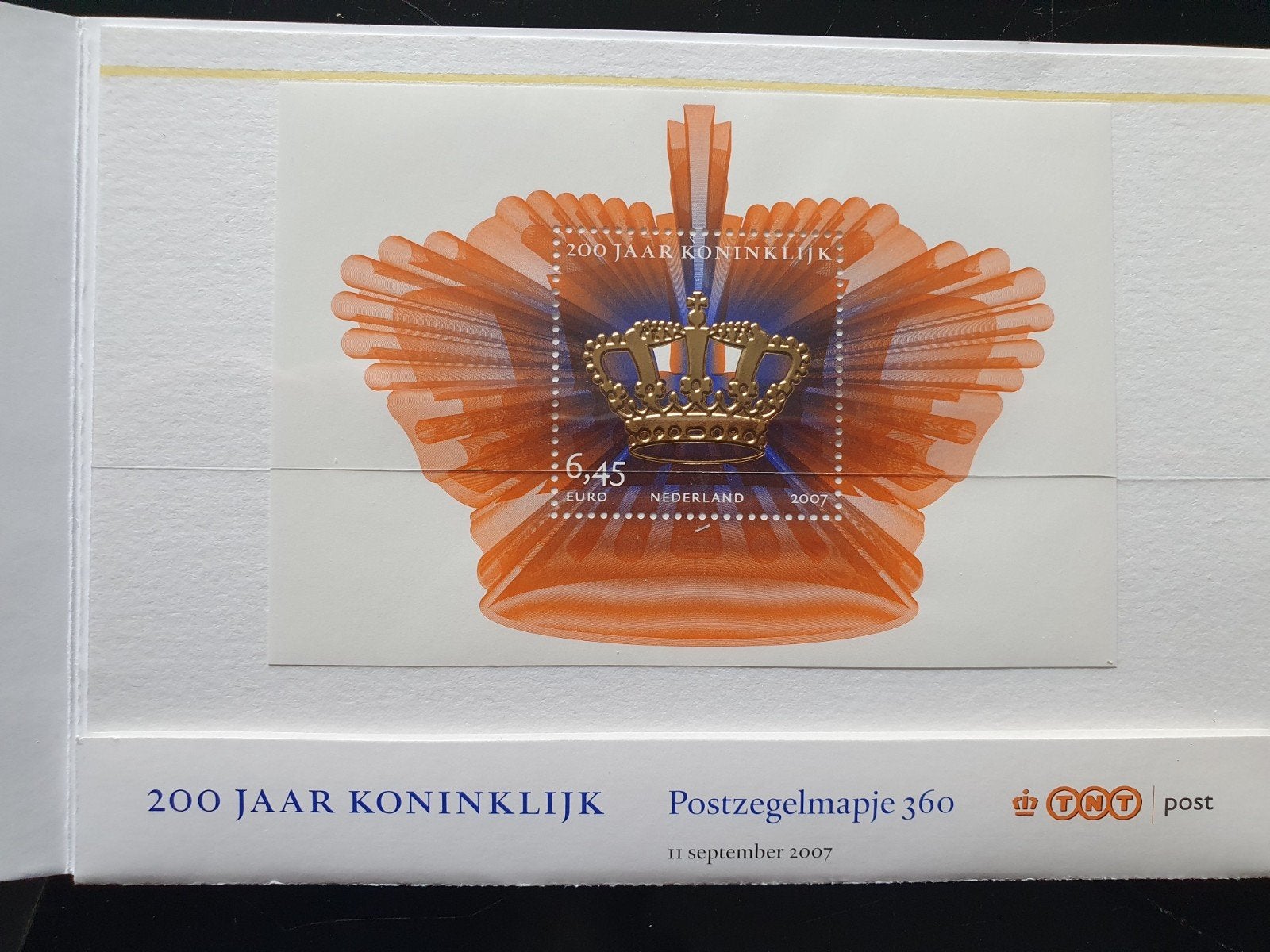 Postzegelmapje 360 200 jaar Koninkrijk, Postzegels en Munten, Postzegels | Nederland, Ophalen of Verzenden, Postfris