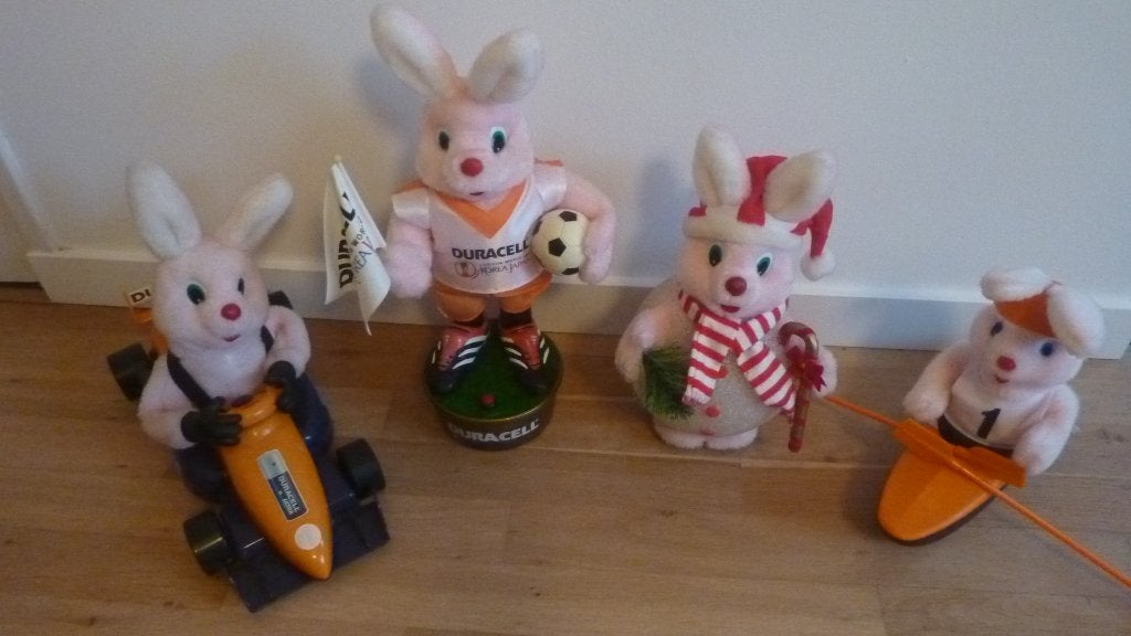 Duracell konijn, reclame, konijn, duracell, Ophalen of Verzenden, Gebruikt, Overige typen