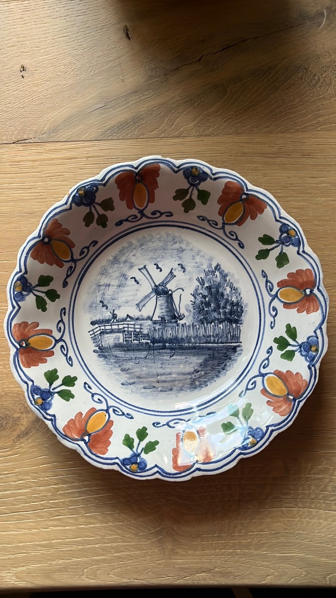Makkum wandbordje, Antiek en Kunst, Ophalen of Verzenden