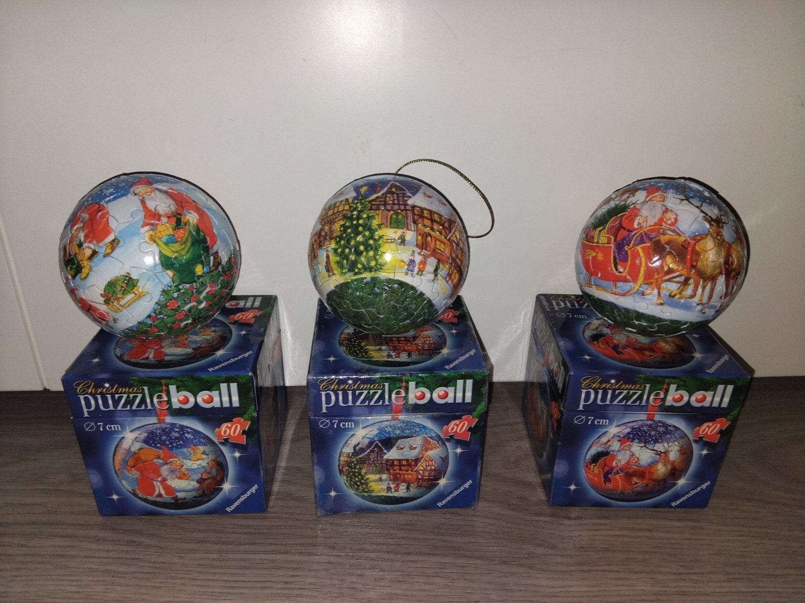 Ravensburger Christmas Puzzleball 60 stukjes - 3D Puzzel, Ophalen of Verzenden, Minder dan 500 stukjes, Zo goed als nieuw, Rubik's of 3D-puzzel