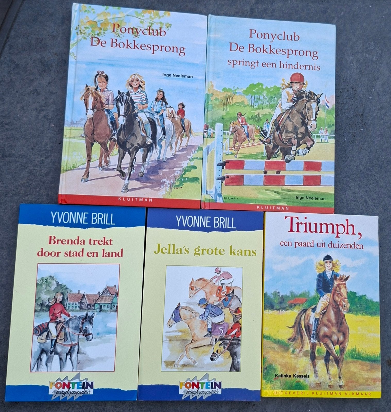 5 Meisjes paarden boeken  ( € 1.00 per stuk), Ophalen of Verzenden, Gelezen, Fictie algemeen