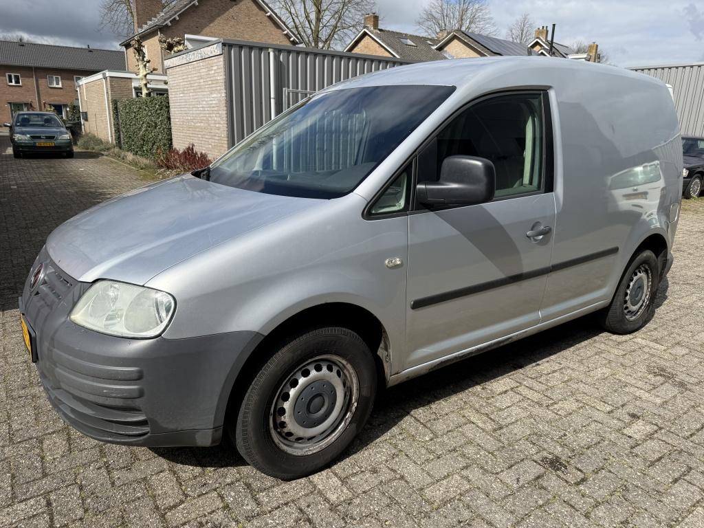 Volkswagen Caddy 2.0 SDI 850 kg. 2004 trekhaak zilver, Auto's, Bestelauto's, Voorwielaandrijving, Stof, Gebruikt, Volkswagen
