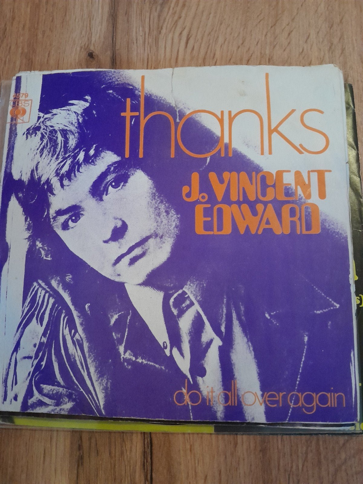 J.vincent edwards 7inch thanks, Ophalen of Verzenden, Zo goed als nieuw, Pop