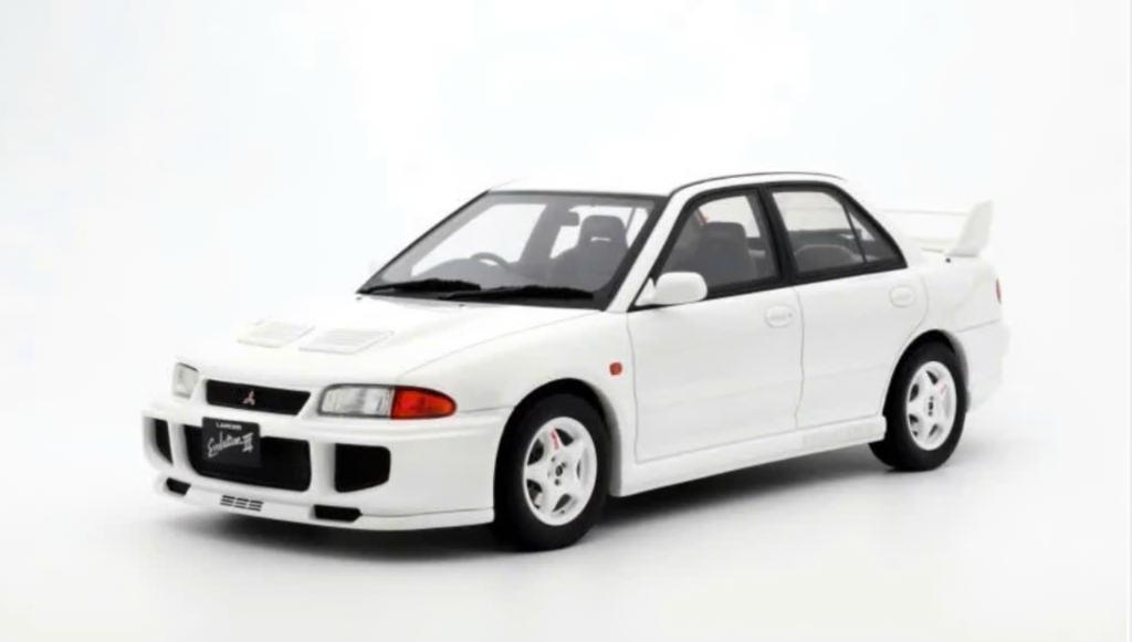 Mitsubishi Lancer Evo III Wit 1995 1/18 OTTO MOBILE OT1065