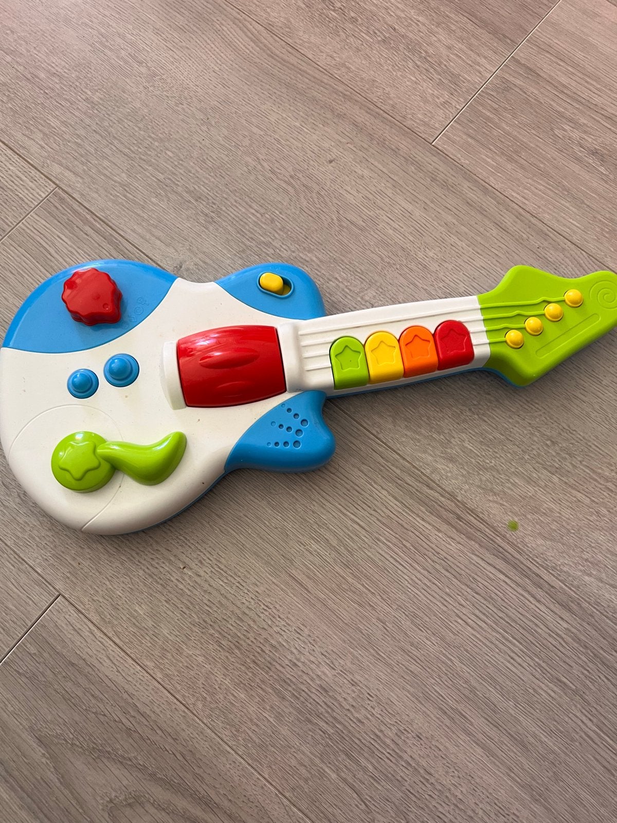 Baby gitaar met geluid en licht, Ophalen, Gebruikt, Overige typen, Met licht