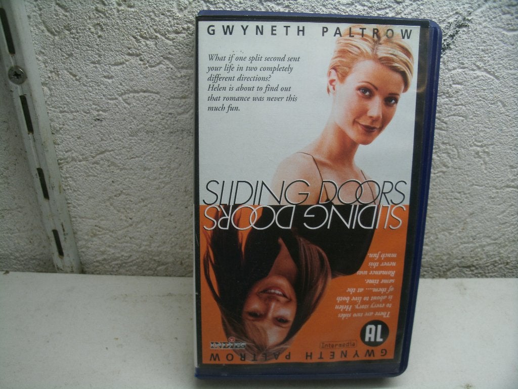 vhs 201b sliding doors, Alle leeftijden, Ophalen of Verzenden, Zo goed als nieuw, Actie en Avontuur