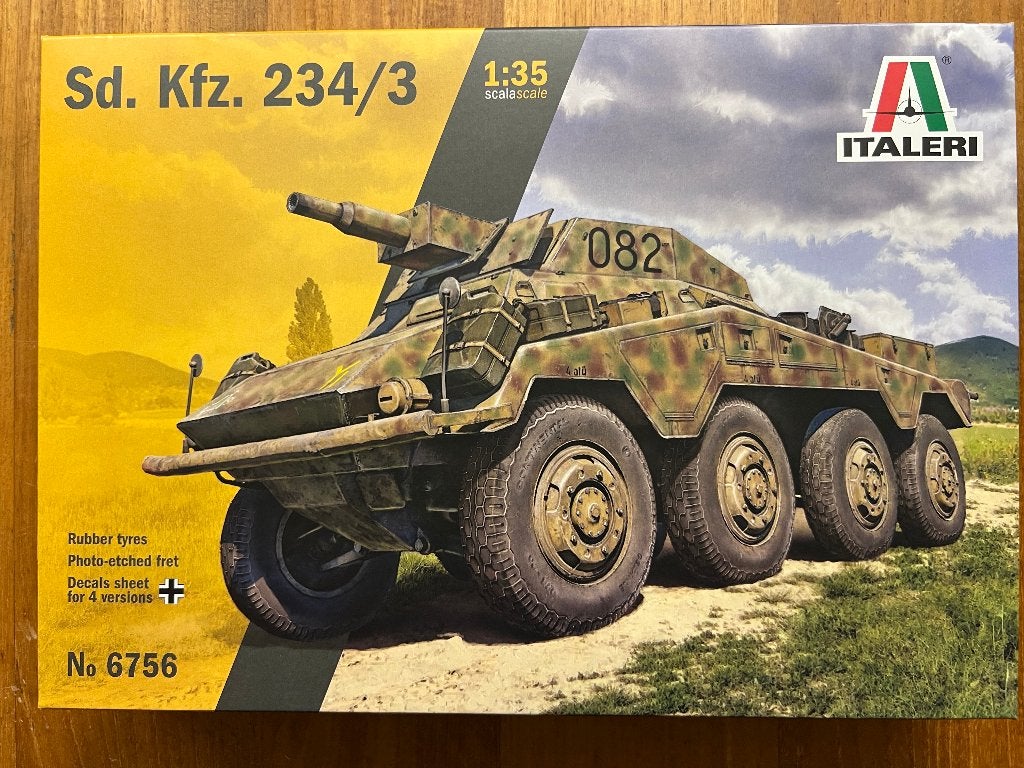 Italeri Sd.Kfz.234/3 1:35 bouwpakket - 6756, Italeri, 1:32 tot 1:50, Overige typen, Nieuw