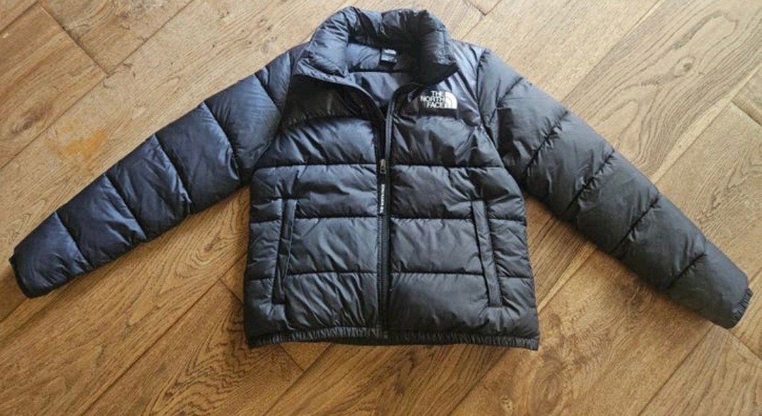The North Face Puffer Jas Zwart - Maat M, Kinderen en Baby's, Ophalen of Verzenden, Zo goed als nieuw, Jongen, Jas