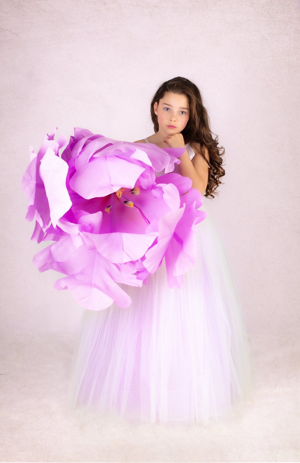 Reuzen bloemen lila paars, Verzenden, Nieuw, Versiering, Geboorte of Huwelijk