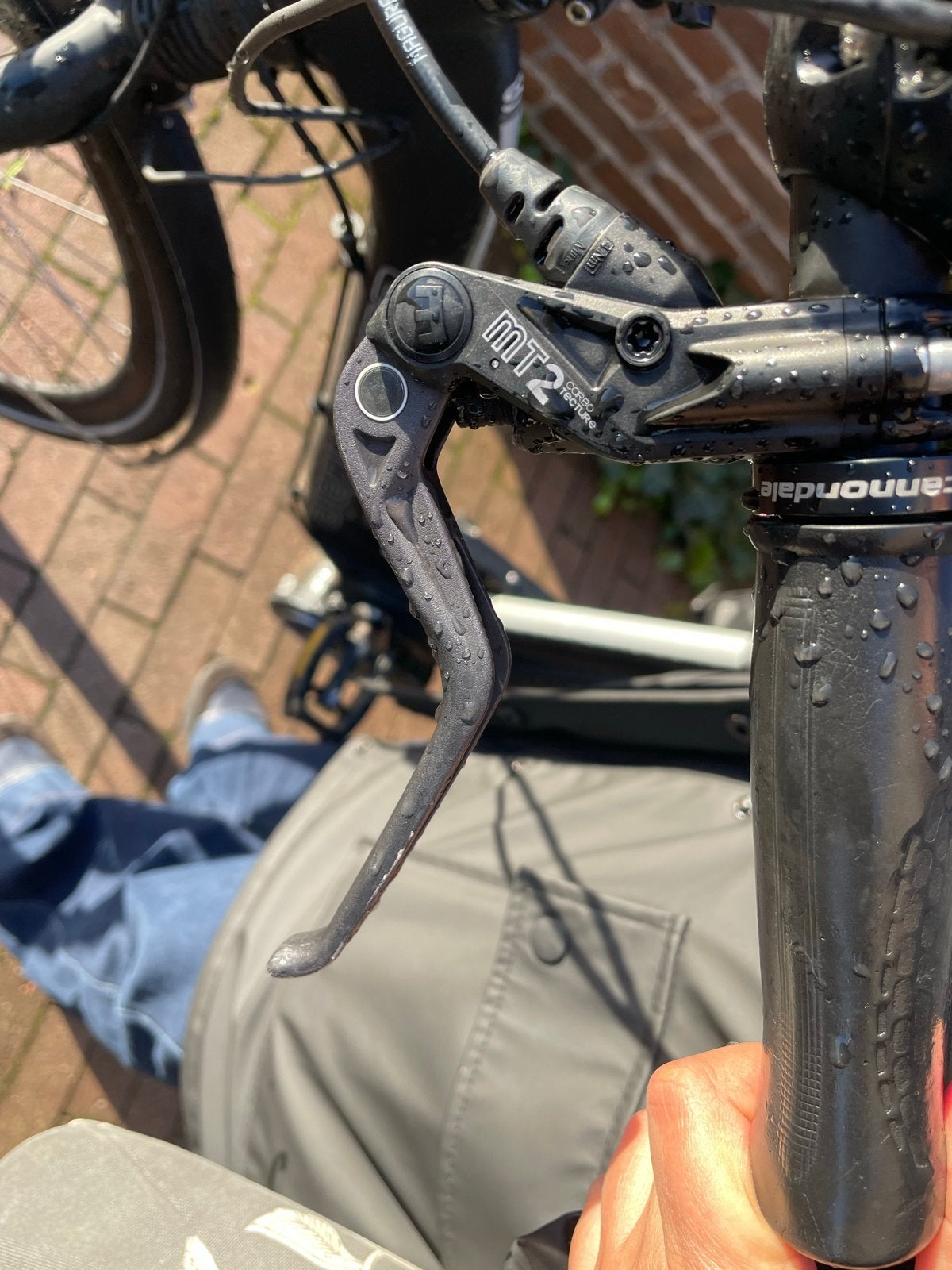 Gezocht: Magura MT2 remhendel rechterkant, Fietsen en Brommers, Ophalen, Remmen, Gebruikt, Kunststof