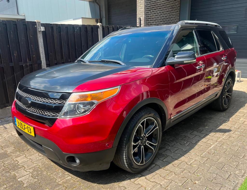 Ford EXPLORER LTD.FWD LPG|7PERS|AUTO|4x4|LANEASSIST|DAK, Auto's, Automaat, Euro 5, 450 kg, Gebruikt