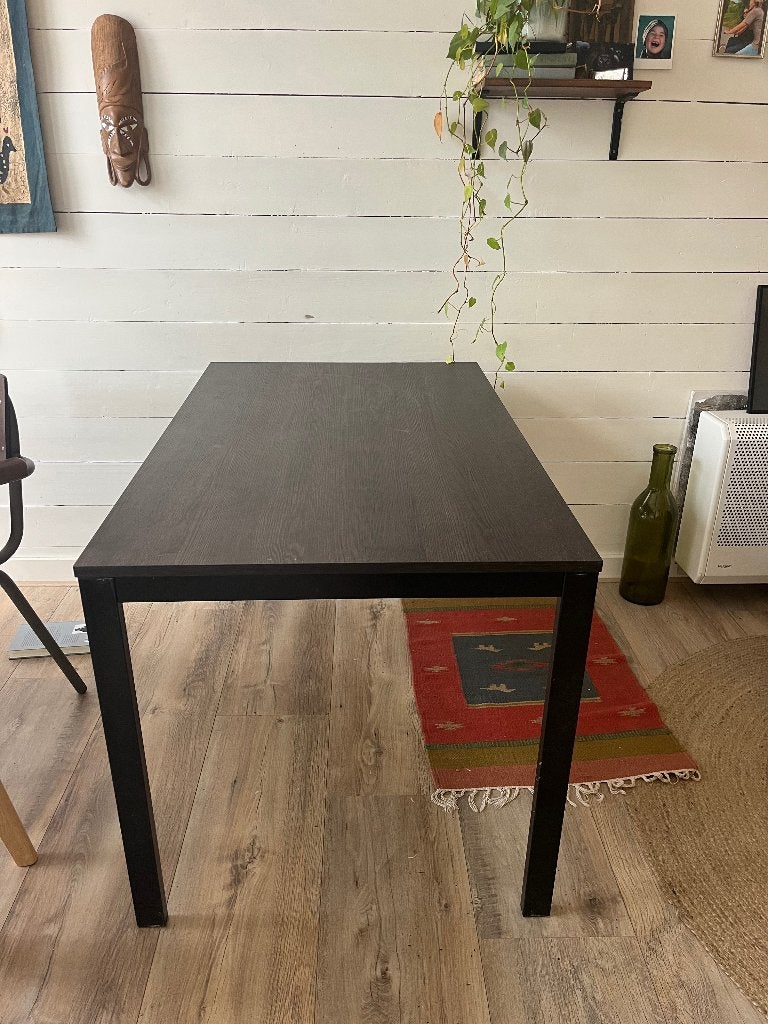 Uitschuifbare eettafel/bureau, Ophalen, 100 tot 150 cm, 50 tot 100 cm, Zo goed als nieuw