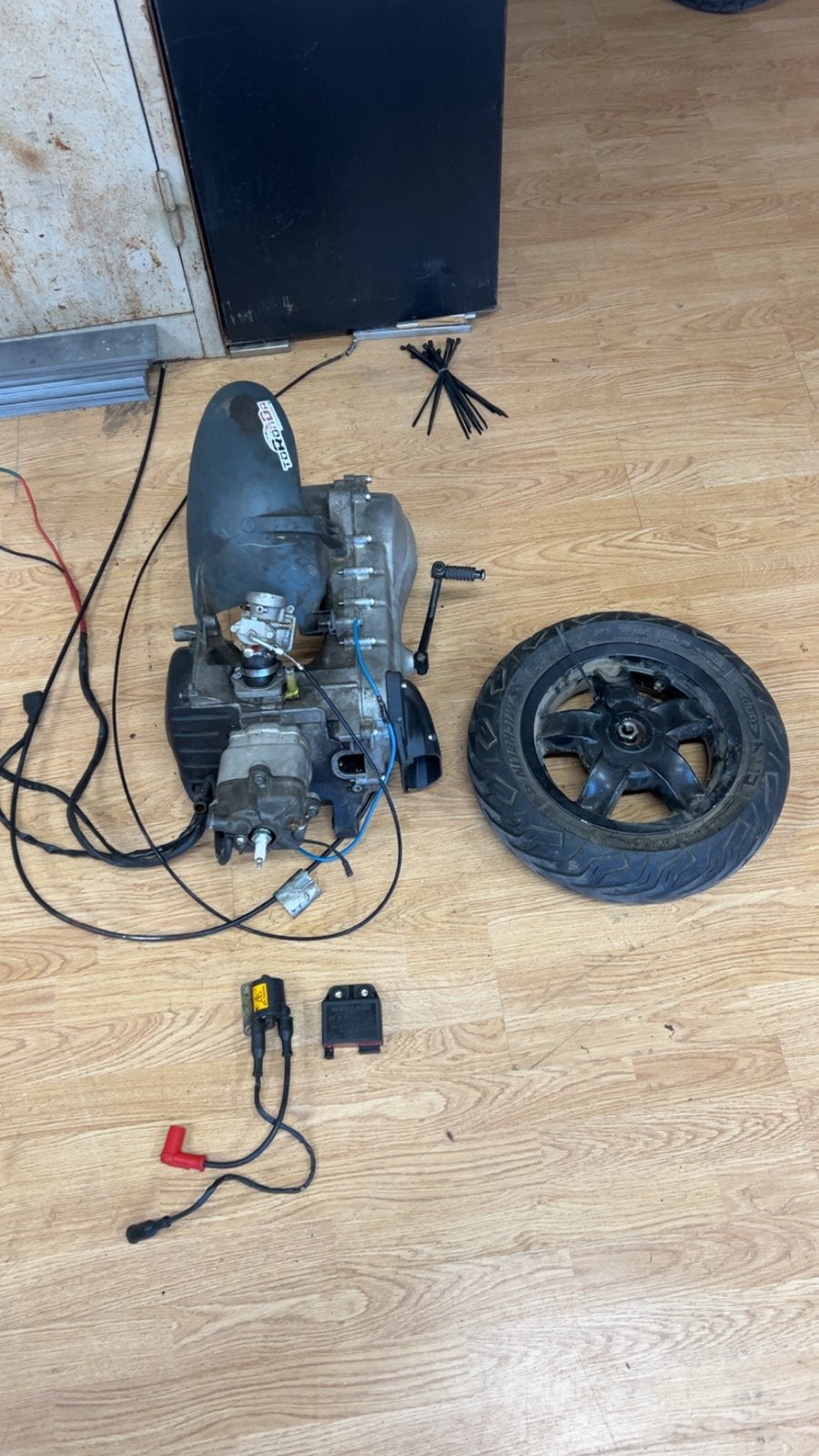 Hexagon M05 Blok met Gilardoni 180cc cilinder en tuning, Ophalen, Gebruikt, Blok