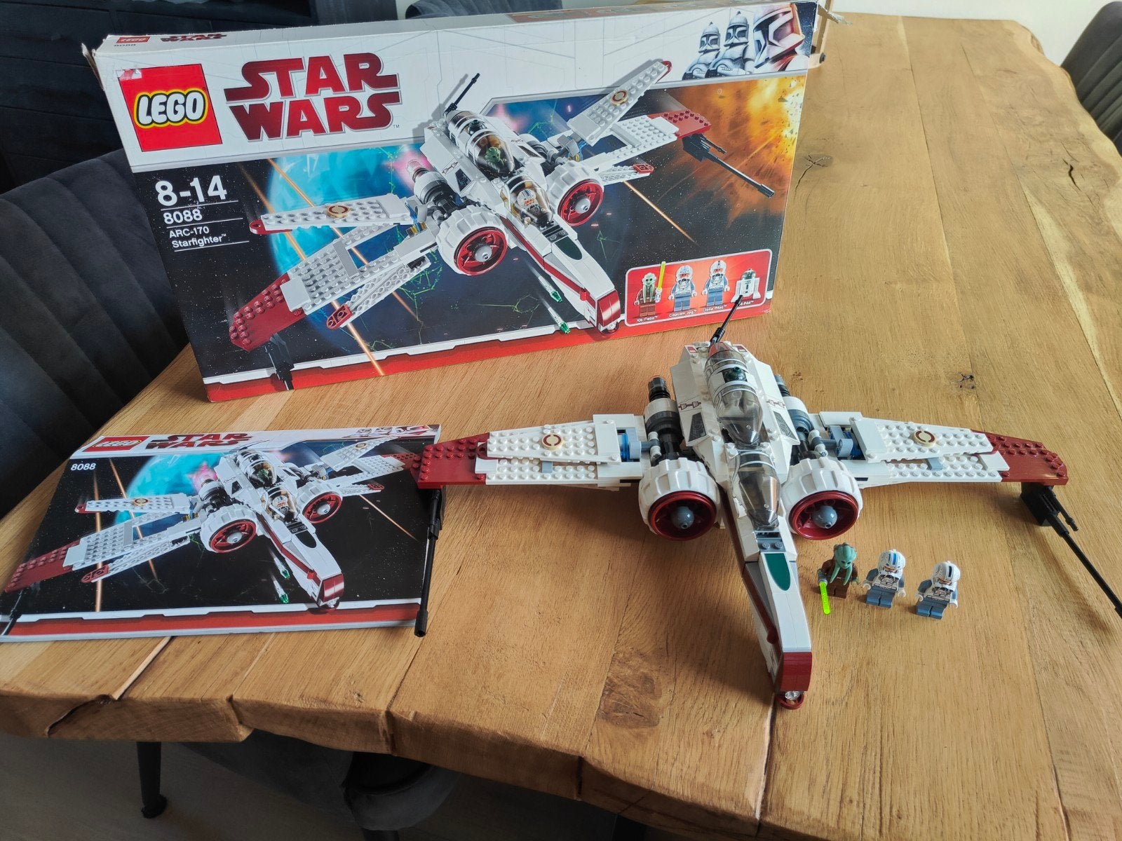 Lego 8088 ARC-170 Starfighter, Inclusief instructies, Star Wars, Lego, Ophalen of Verzenden