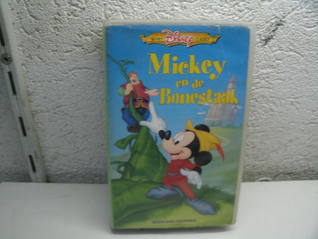 vhs 82a mickey en de bonestaak, Alle leeftijden, Ophalen of Verzenden, Zo goed als nieuw