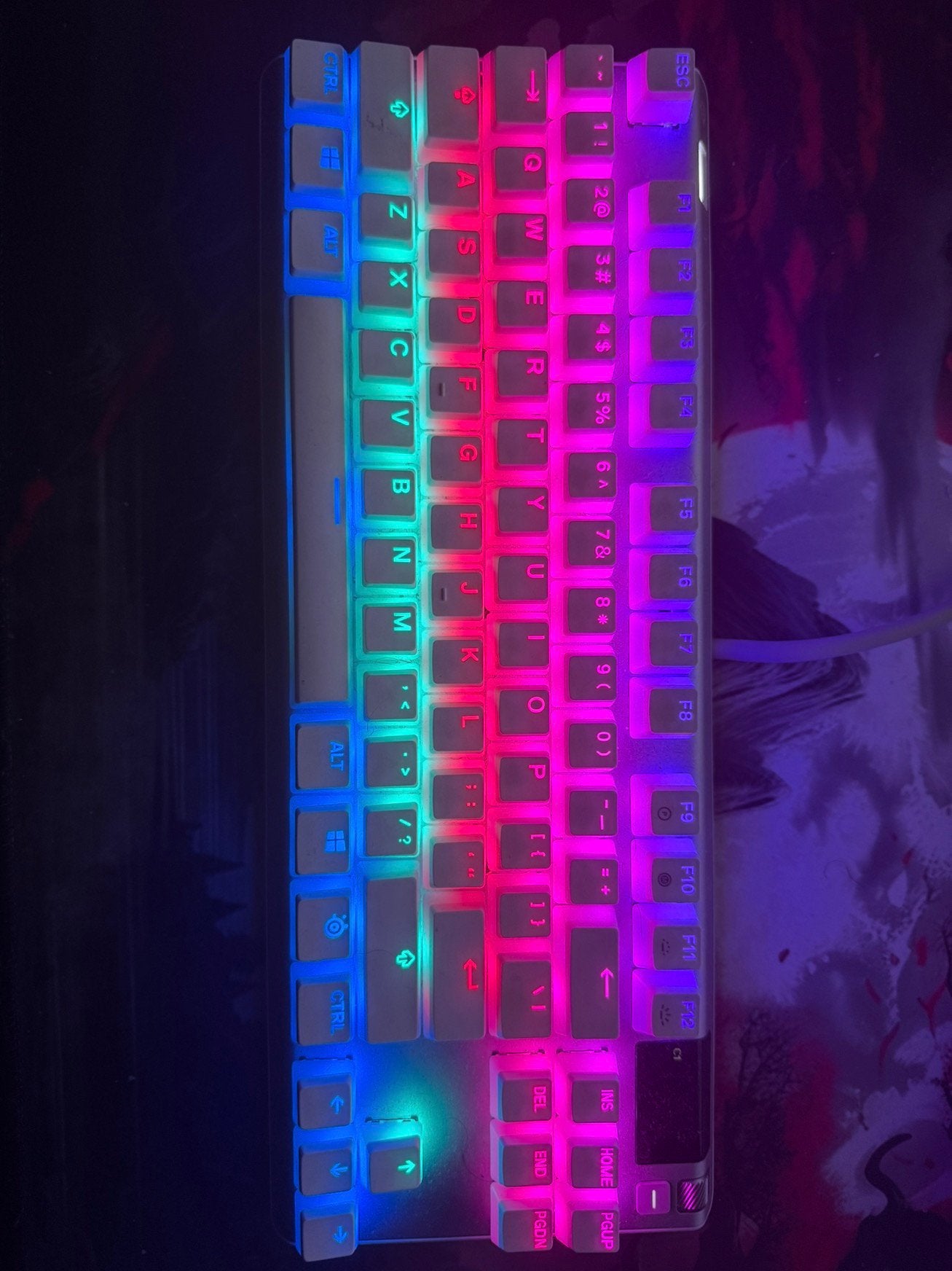 SteelSeries Apex 7 TKL Ghost Edition, Computers en Software, Toetsenborden, Zo goed als nieuw, Ophalen of Verzenden